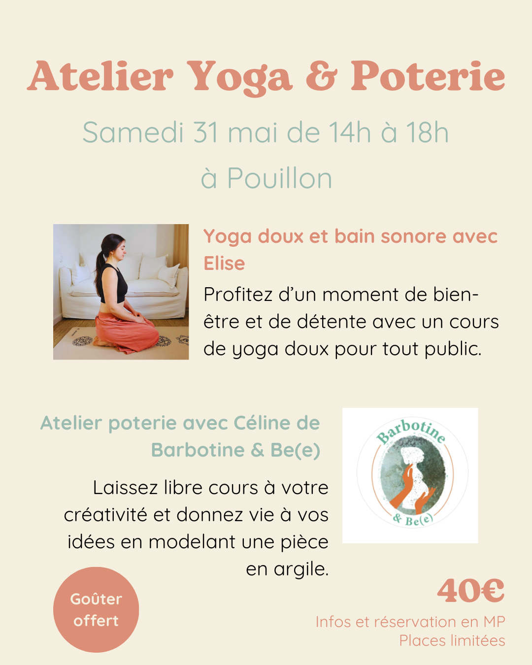 Atelier yoga & Poterie